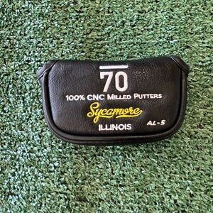 Sub 70 Sycamore mallet putter headcover heel shaft good